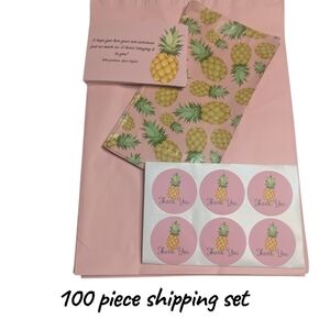Shipping Supplies 100-Piece • Polymailers 10x13 & 6x9 • Cards 4x6 • Stickers